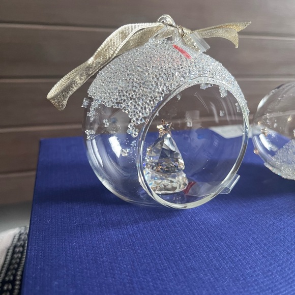 swarovski crystal ornaments 2023 Ornament with Gold Accents brand new in box - Picture 5 of 8